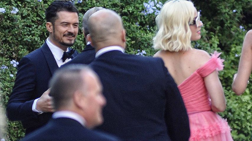 Orlando Bloom und Katy Perry auf Misha Nonoos Hochzeit im September 2019