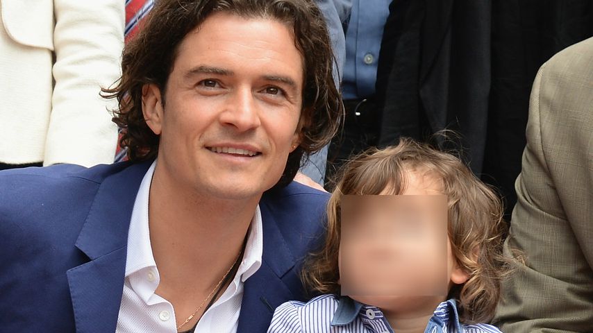 Orlando und Flynn Bloom im April 2014