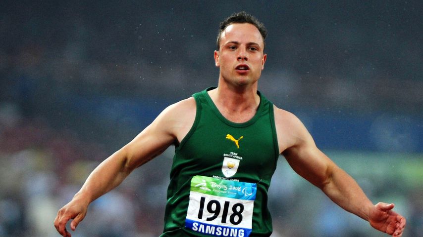Oscar Pistorius bei den Paralympics in Peking, 2008