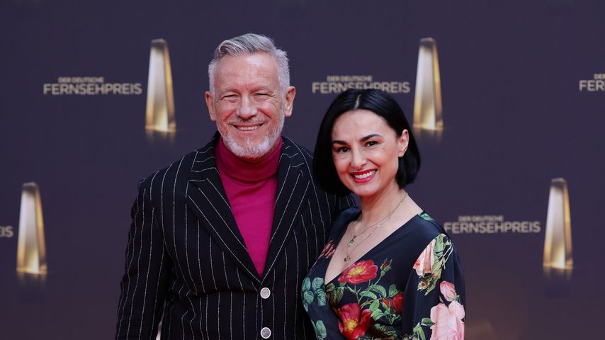 Otto Steiner und Mimi Fiedler beim Deutschen Fernsehpreis 2022