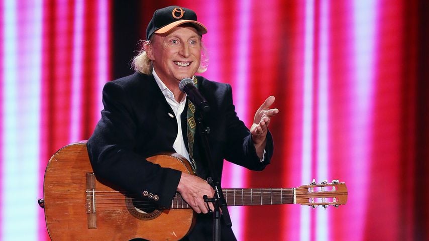 Otto Waalkes während einer Show in Freiburg im Breisgau