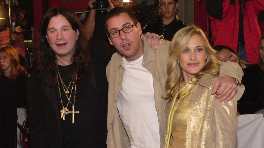 Ozzy Osbourne, Adam Sandler und Patricia Arquette bei der Premiere von "Little Nicky" im Jahr 2000