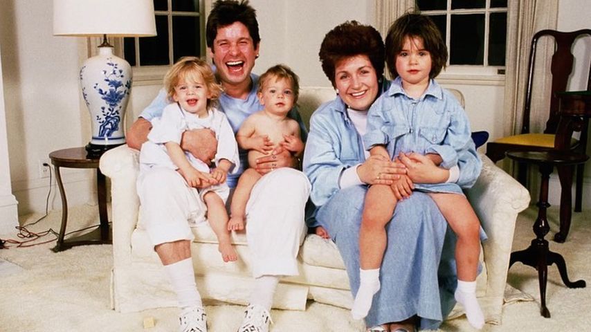 Ozzy und Sharon Osbourne mit ihren Kindern Kelly, Jack und Aimee