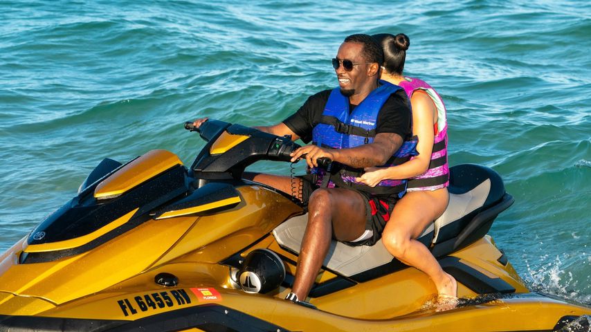 P. Diddy mit einer Unbekannten in Miami im Januar 2020