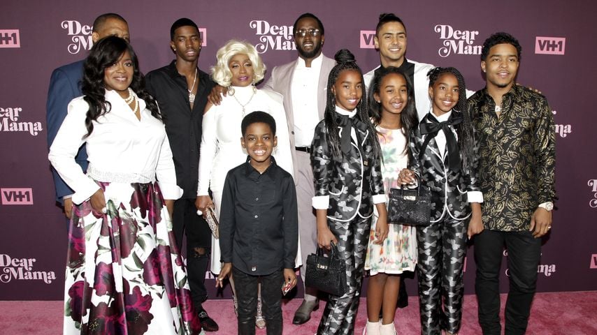 P. Diddy mit seiner Familie im Mai 2018