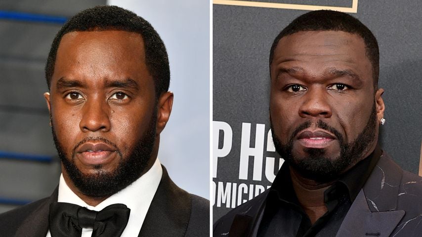 Collage: P. Diddy und 50 Cent
