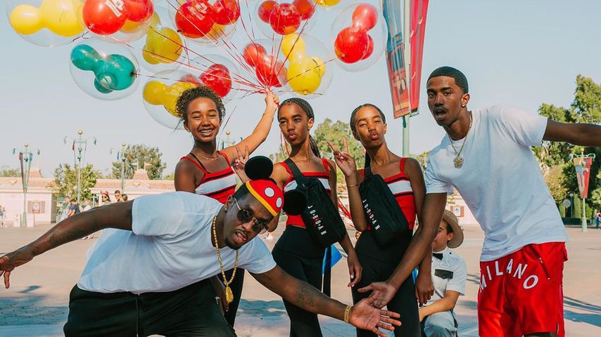 Mit Mickey-Ohren: P. Diddy feiert mit Tochter im Disneyland