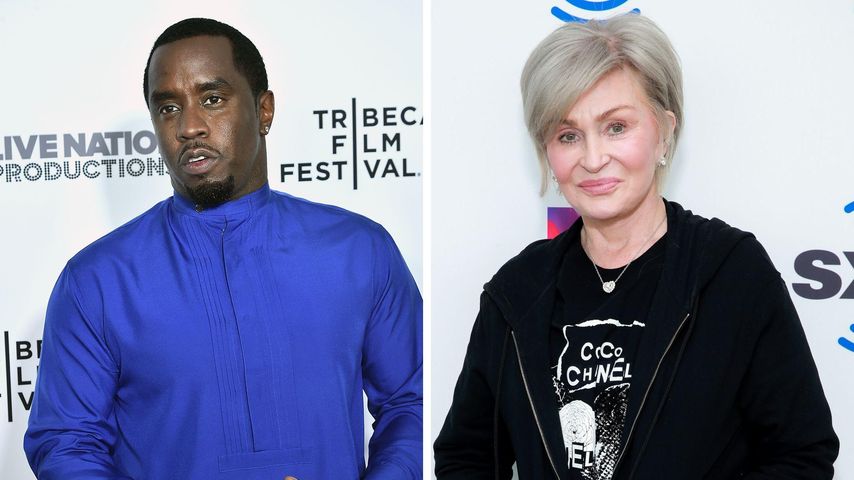 Collage: P. Diddy und Sharon Osbourne