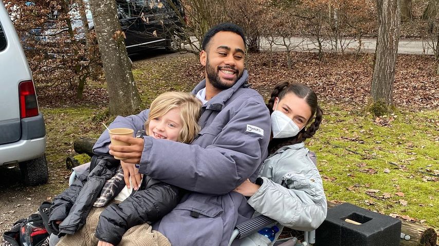 Pablo Grant mit seinen Kollegen