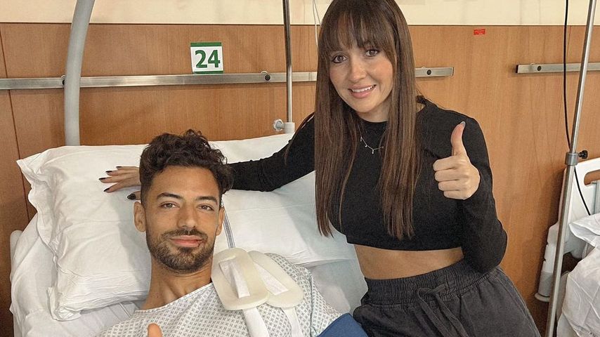 Pablo Mari mit seiner Freundin im Oktober 2022