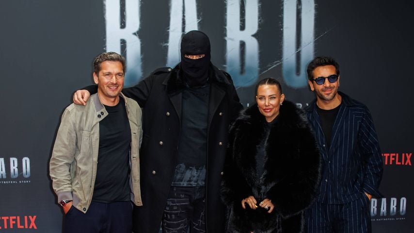 Paco-Luca Nitsche, Haftbefehl, Nina Anhan und Elyas M’Barek bei der Premiere von "Babo"