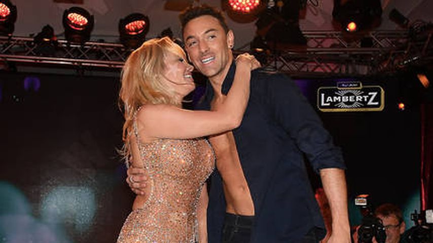 Pamela Anderson und Maxime Dereymez beim Lambertz-Event im Jahr 2019