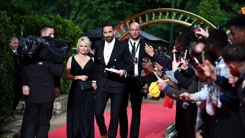 Pamela Anderson und Adil Rami in Paris, Mai 2019