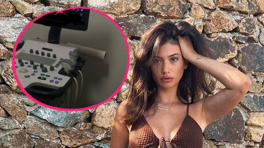 Foto von Ultraschallgerät: Ist Paola Maria etwa schwanger?