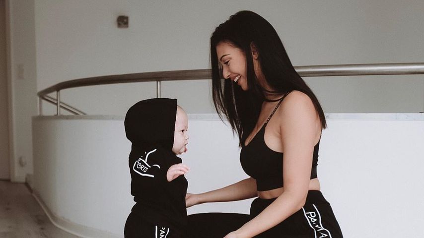 Paola Maria mit ihrem Sohn Leo