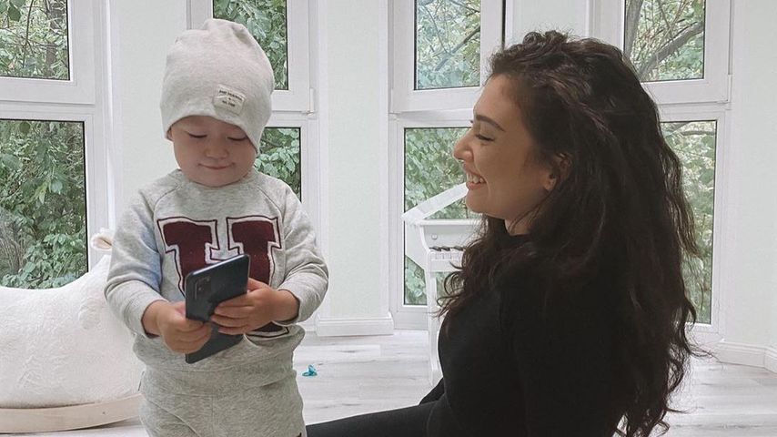 Paola Maria mit ihrem Sohn Leonardo