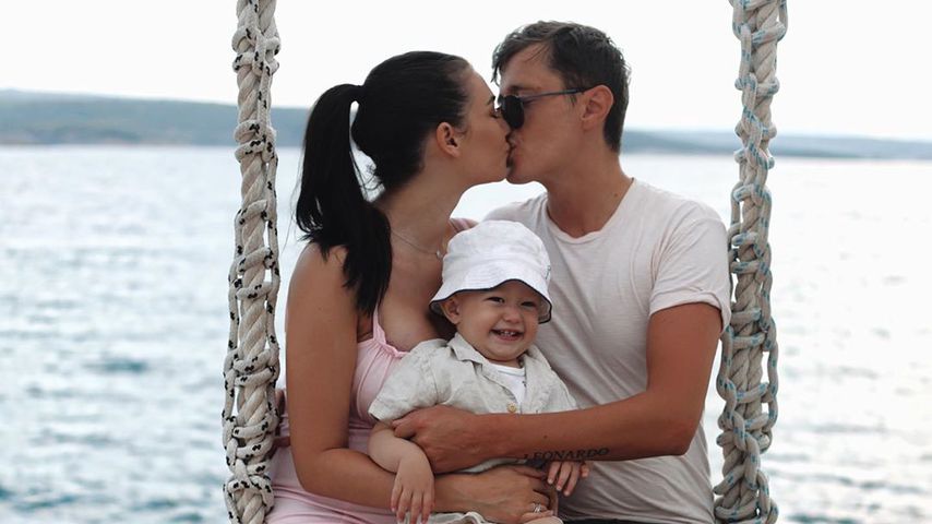 YouTuberin Paola Maria mit ihrer kleinen Familie
