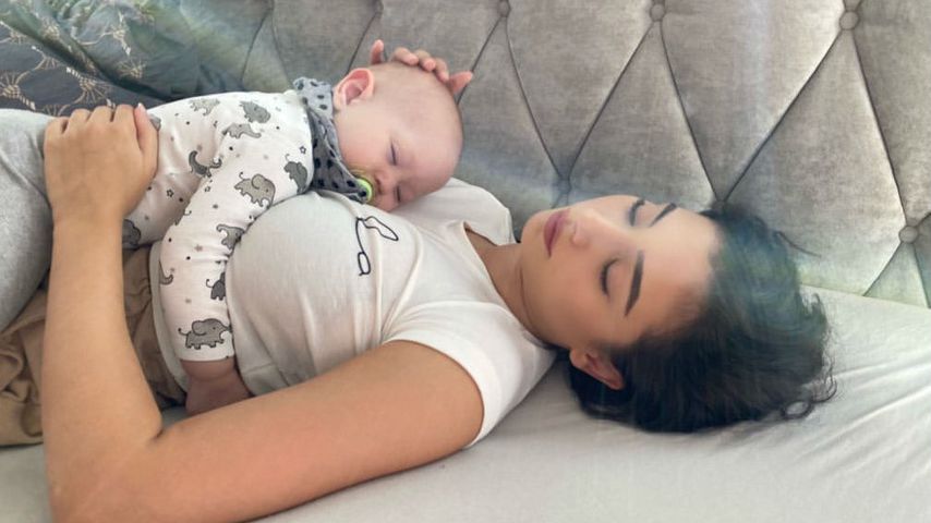 Paola Maria und Baby Leonardo