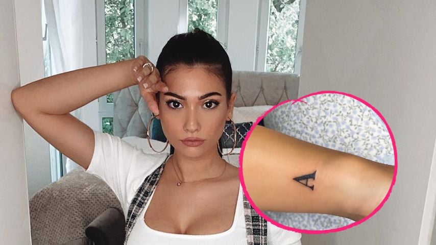 Paola Maria lässt sich Tattoo für Sohn Alessandro stechen