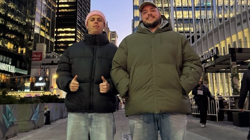 Papaplatte und Reeze in New York City, Dezember 2025