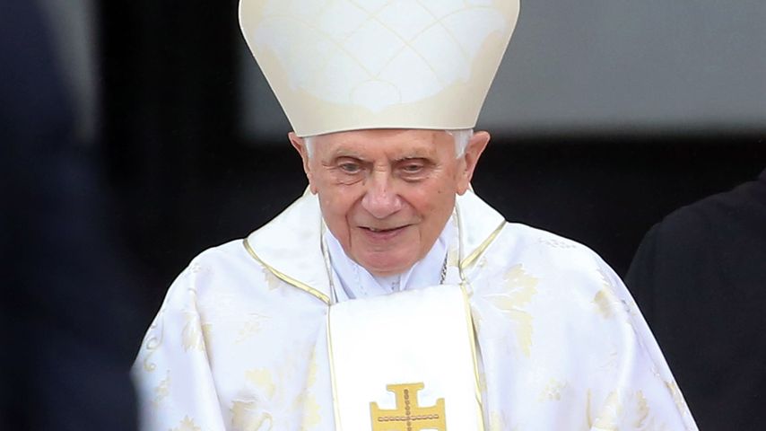 Papst Benedikt XVI. im April 2014 im Vatikan