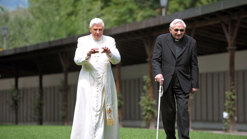 Papst Benedikt XVI. und sein Bruder Georg Ratzinger