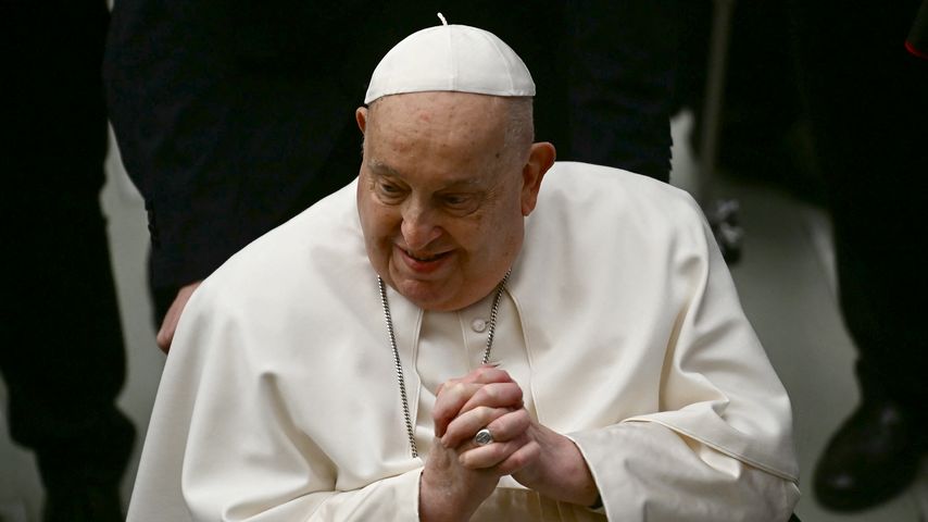 Papst Franziskus I. im Februar 2025
