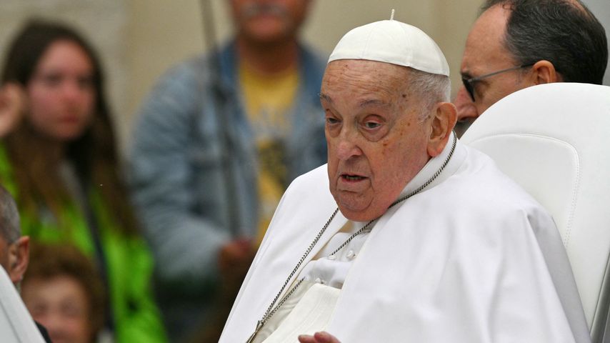 Papst Franziskus I. im April 2025