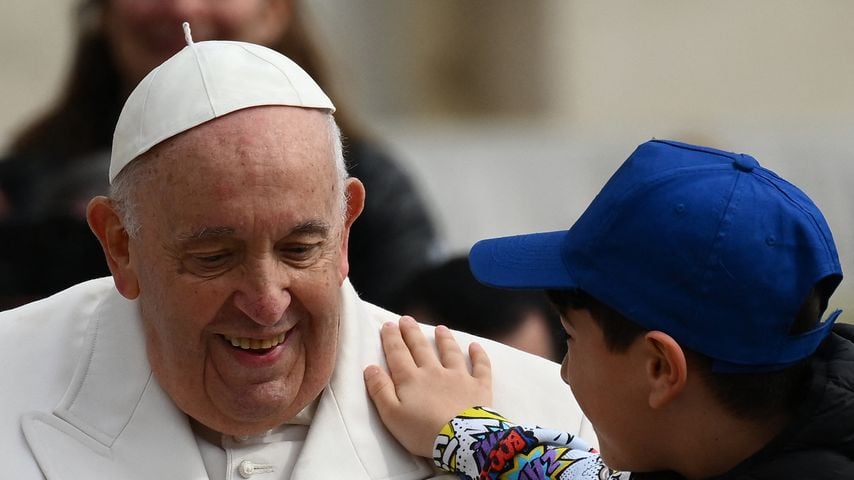 Papst Franziskus I. im März 2023