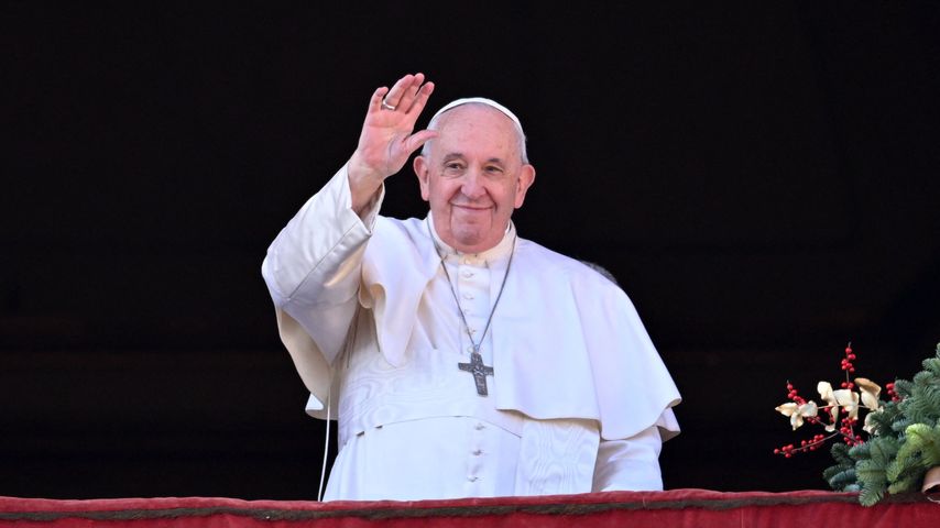 Papst Franziskus I. am ersten Weihnachtstag 2022