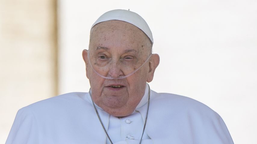 Papst Franziskus im April 2025