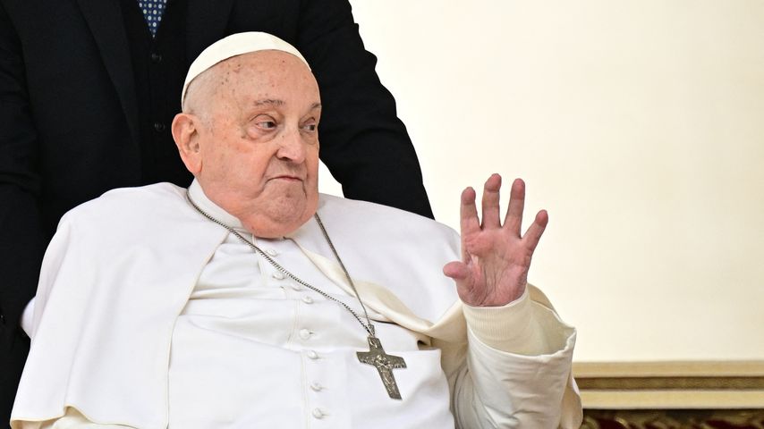 Papst Franziskus I. im April 2025