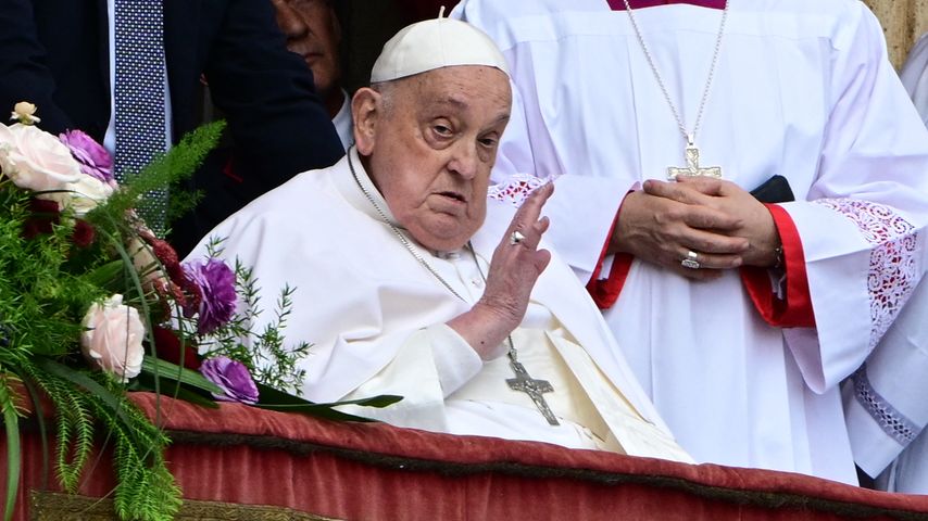 Papst Franziskus I. an Ostersonntag im April 2025