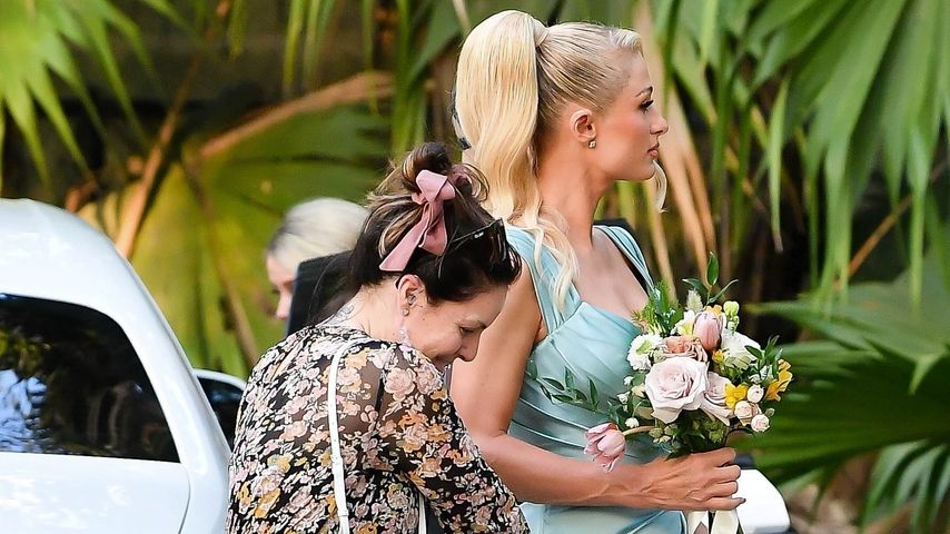 Paris Hilton auf Lele Pons' Hochzeit im März 2023