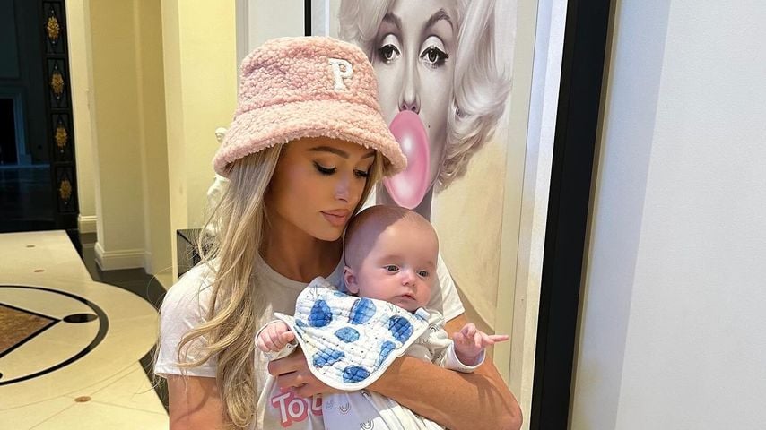 Paris Hilton mit ihrem Sohn Phoenix Barron