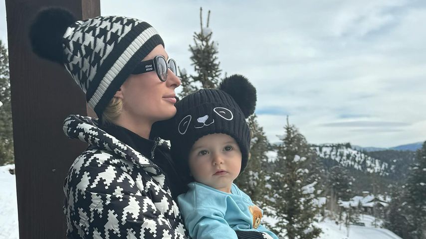 Paris Hilton mit ihrem Sohn Phoenix Barron