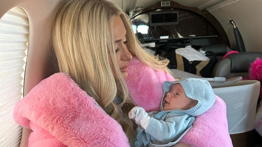 Paris Hilton mit ihrem Sohn Phoenix Barron