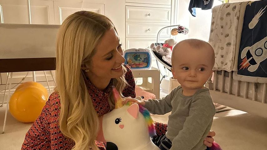 Paris Hilton mit ihrem Sohn Phoenix Barron