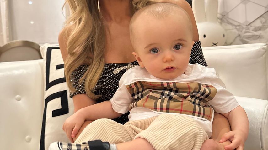 Paris Hilton mit ihrem Sohn Phoenix im Oktober 2023