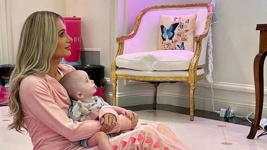 Paris Hilton mit ihrem Sohn Phoenix, Juli 2023
