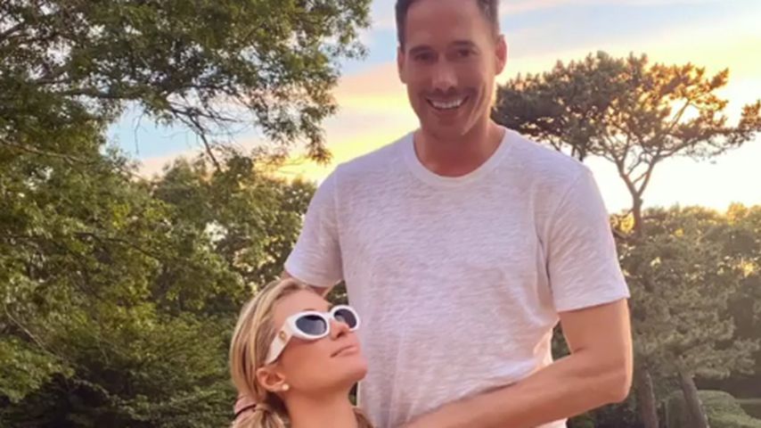 Paris Hilton mit ihrem Partner Carter Reum