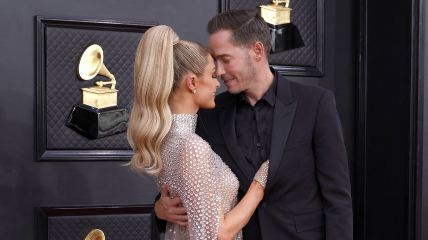 Paris Hilton und Carter Reum bei den Grammys, 2022