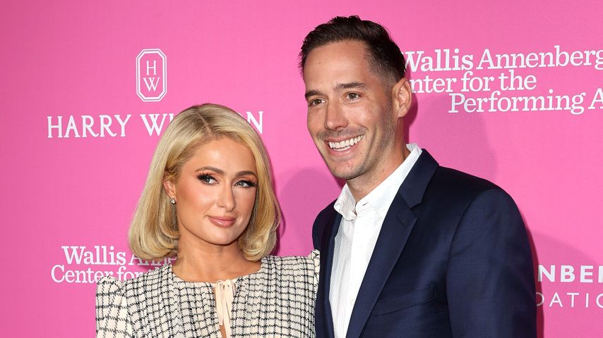 Paris Hilton, Sängerin, und Carter Reum, Autor