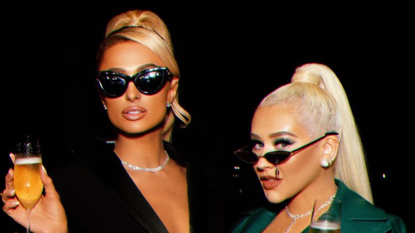Paris Hilton und Christina Aguilera im April 2022