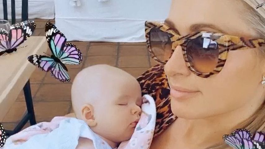 Paris Hilton total verzückt von ihrer kleinen Nichte Milou