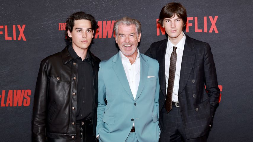 Stylish: Pierce Brosnan besucht Premiere mit seinen Söhnen!