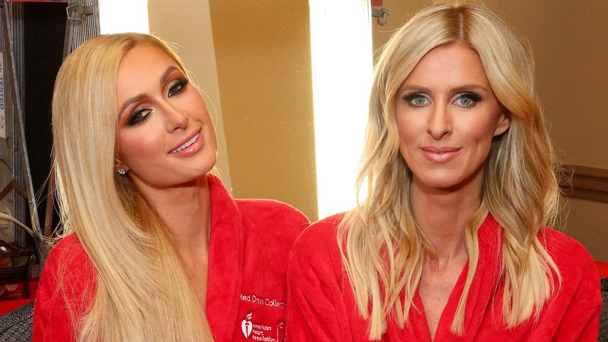 Paris und Nicky Hilton Backstage bei der "American Heart Association's"-Ausstellung in NYC, 2020