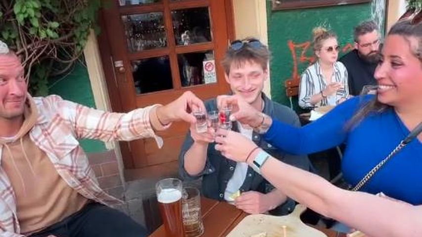 Pascal Hens, Moritz Hans und Jolina Mennen in Berlin
