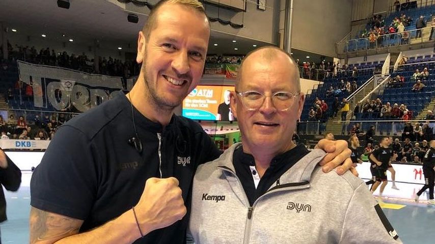 Pascal Hens und Karsten Petrzika am 16. Dezember 2023 in Magdeburg