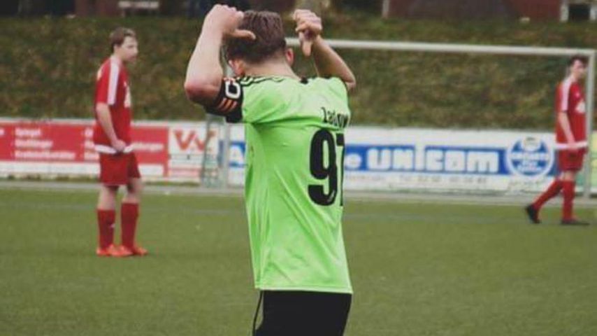 Pascal Zadow bei einem Fußballspiel